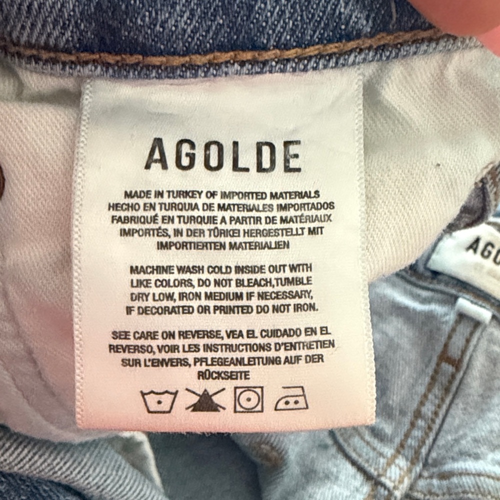 Agolde Classic Denim Jeans - Riley long - Picture 4 of 5